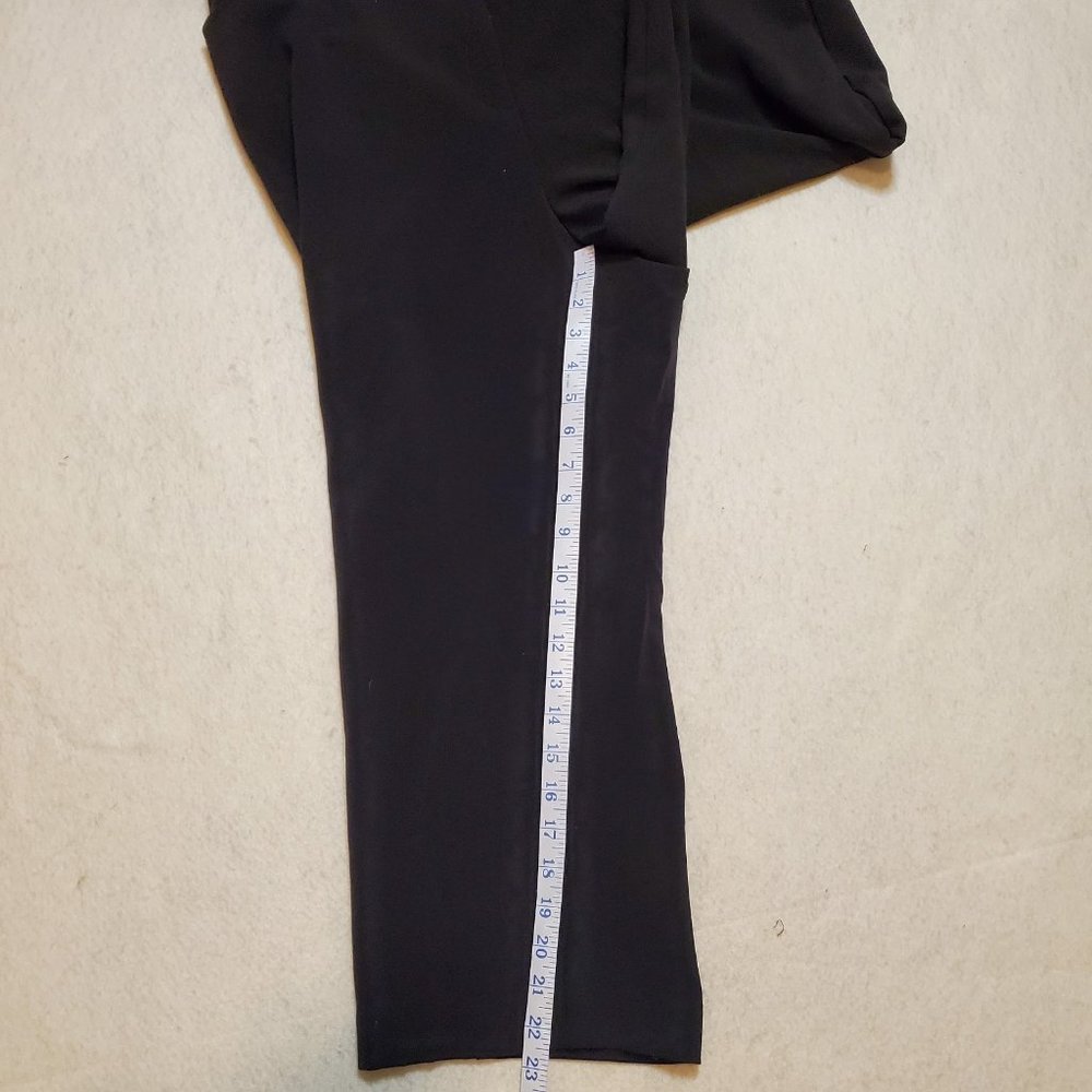 David Dart Slimming Solution Black Pants Size 18 Front Zip Front Back Pockets - Picture 4 of 7